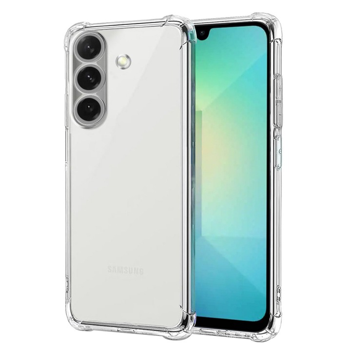 Husa pentru Samsung Galaxy A26 5G - Techsuit Shockproof Clear Silicone - Clear