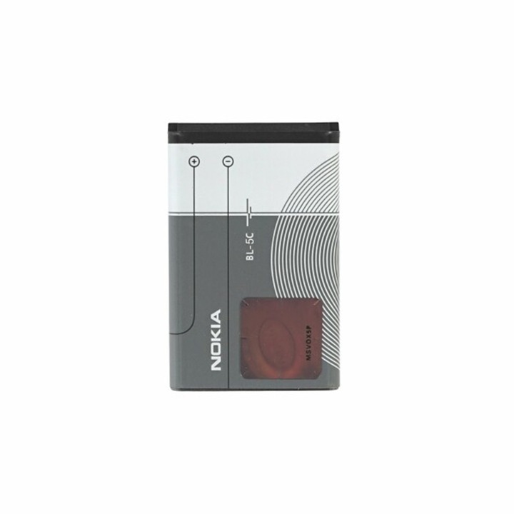 Akkumulátor Nokia 3650 / 6600 / 220 / 3310 (2017) / 110 (2022) / 208 / 207, 1020 mAh - OEM BL-5C (00093) - Szürke