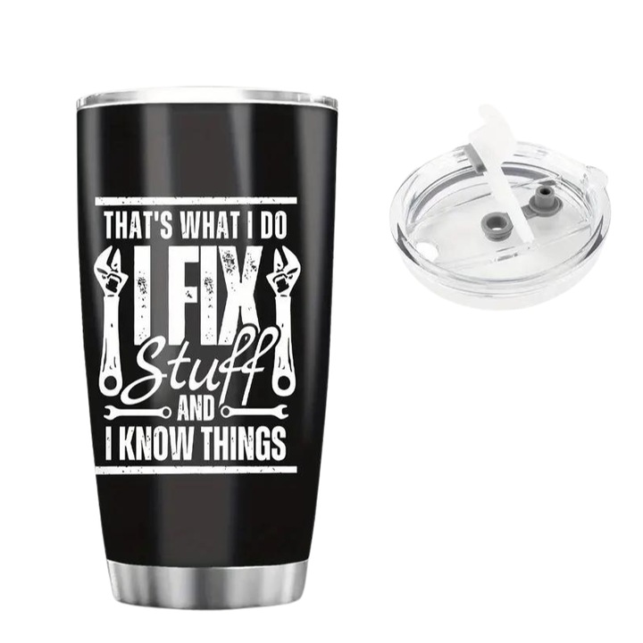 Tata Superhero Thermos, термично изолирана неръждаема стомана, термос за кафе и чай, контейнер за топли и студени напитки, ергономичен термос за офис и пътуване, издръжлив и модерен дизайн, 600 ml