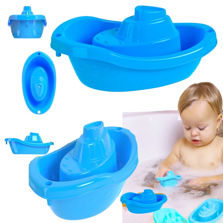 Парен локомотив играчка за деца, TechnoK, цветен дизайн, интерактивен, 11,5x6x5,2см