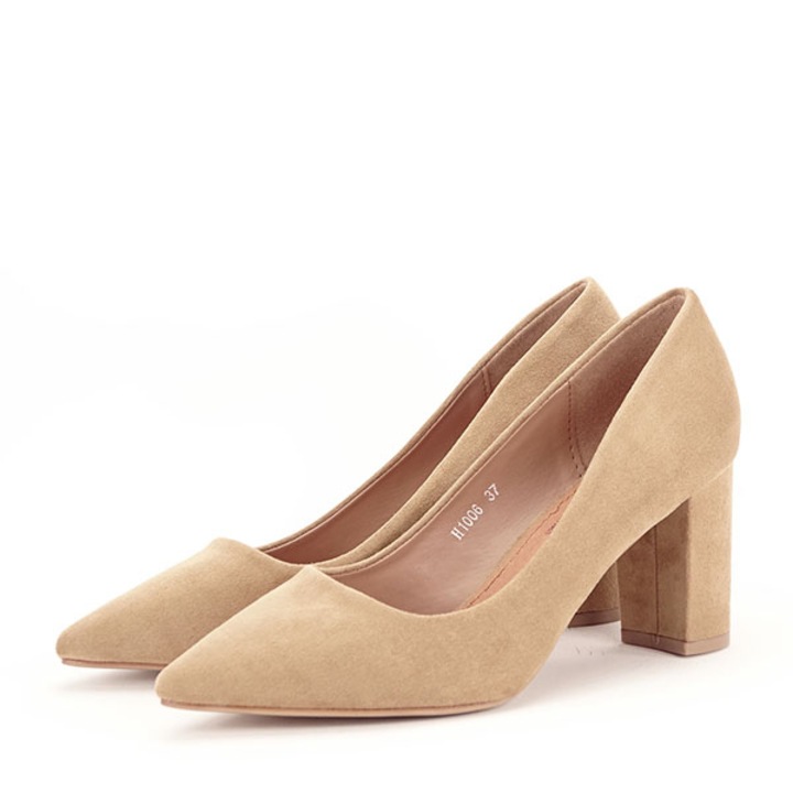 Pantofi bej Barbara 03 1904, Bej