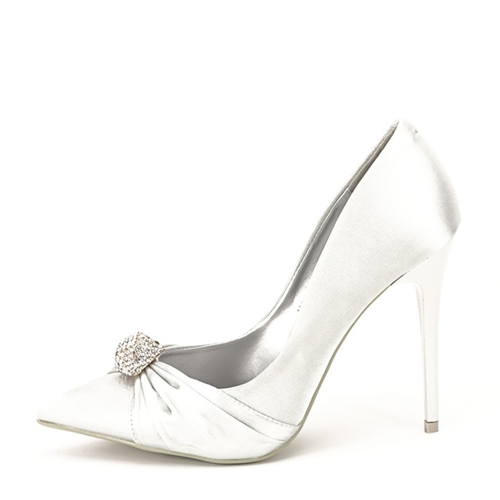 Elegáns szürke magassarkú cipő Sabrina 02 2191, Szürke