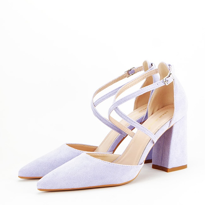 Pantofi mov eleganti 8709 04 3184, Mov