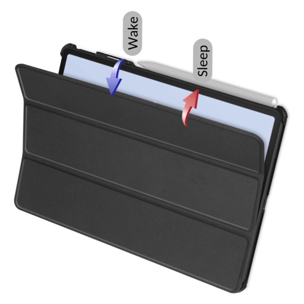 Husa Tableta din piele PU pentru Huawei Matepad T8, Protectie Completa 360, Functie de Stand, Trezire/somn automata, suport multi unghi, incizie precisa, anti-uzura, anti-picatura, albastru profund