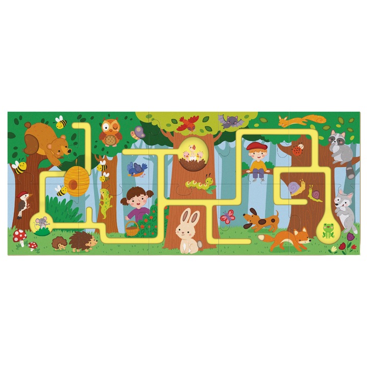 Пъзел, Dodo, 10 елемента, многоцветен