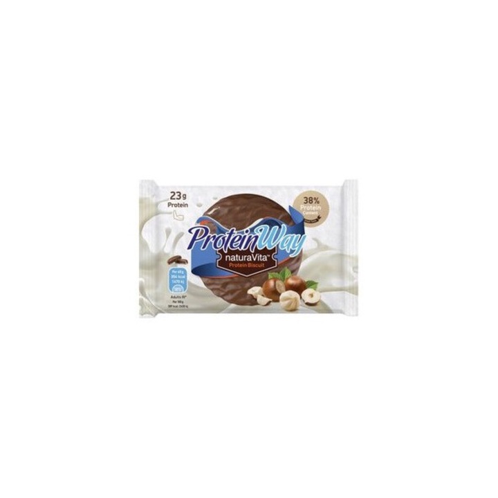 Biscuit proteic Natura Vita, aroma de alune, 60g, 38% proteine