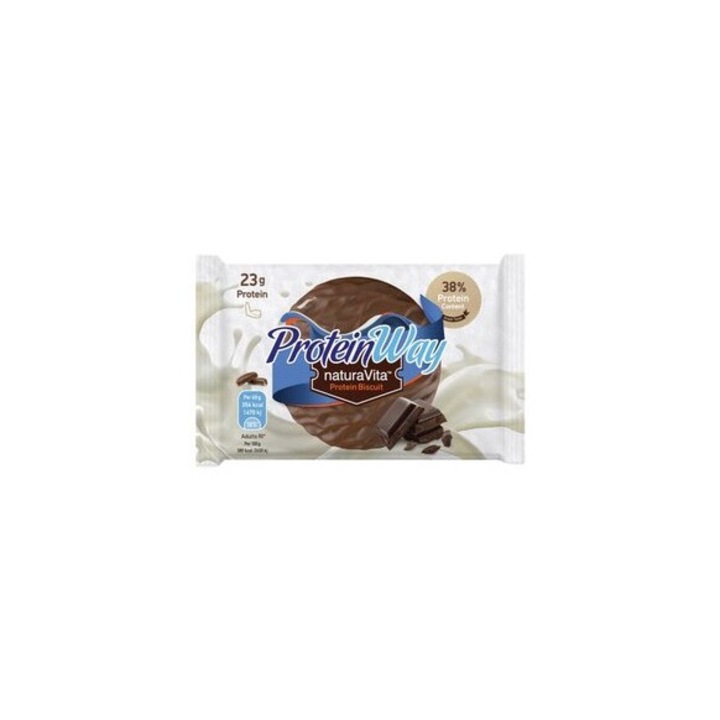 Biscuit proteic Natura Vita, aroma ciocolata, 60g, 38% proteine