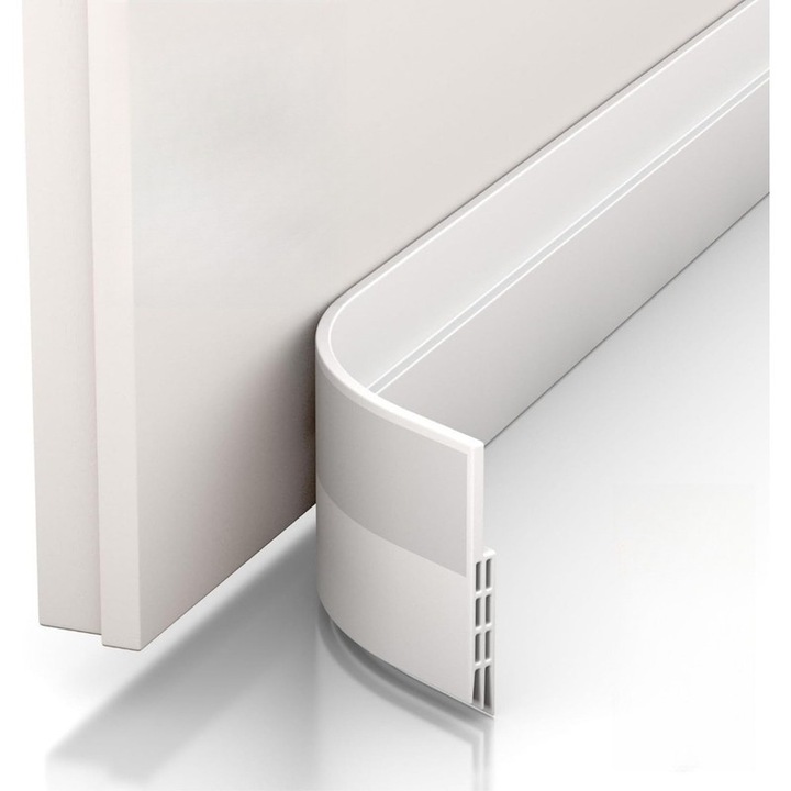 Banda de etansare autoadeziva, Ronyes, izolata fonic, alba, 1 metru