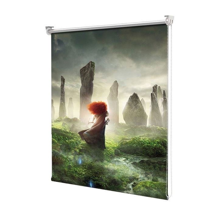 Rolete Art Shade Multicolore tip Jaluzele cu Rulou si sistem inclus Neinfricata Decoratiuni, Latime 85 cm x Inaltime 250 cm