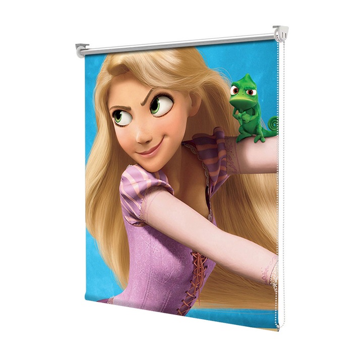 Rolete Art Shade Multicolore tip Jaluzele cu Rulou si sistem inclus Rapunzel, Tangled Decoratiuni, Latime 55 cm x Inaltime 250 cm