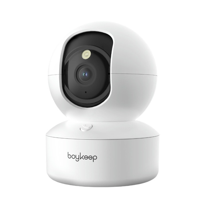 Camera de supraveghere, BoyKeep, K30, 2K, viziune nocturna color, 360°, conectivitate 5G, monitorizare continua