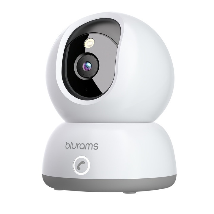 Camera de supraveghere, 2K, 24 ore inregistrare, audio bidirectional, cu vedere nocturna