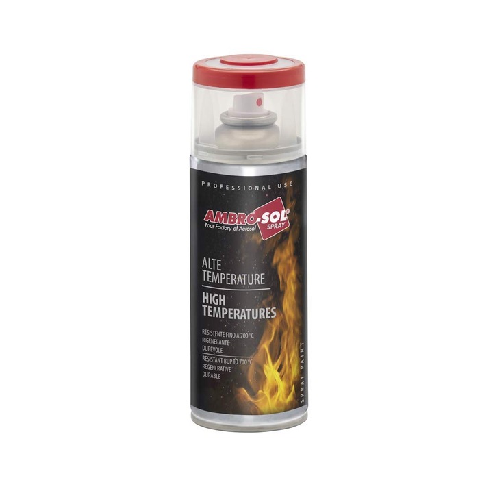 Univerzális akrilfesték, Ambro-Sol, piros, 400ml, gyorsan száradó