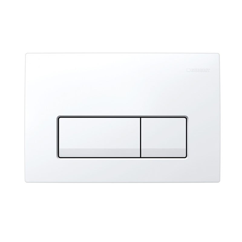 Clapeta cu actionare dubla, alb, Delta 51, Geberit