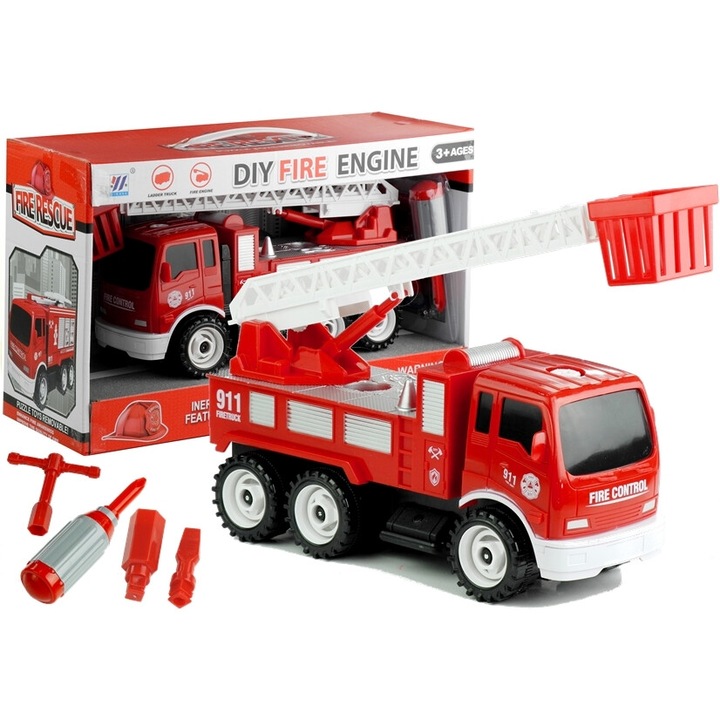 Camion de pompieri pentru copii, NASZEDZIECI, 3 ani+