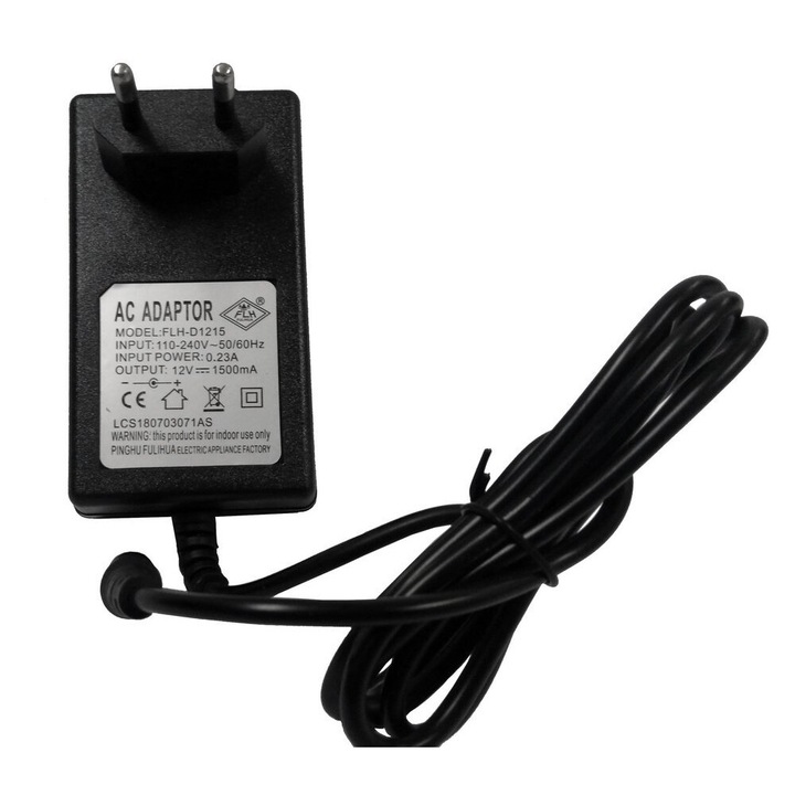 Autós töltő 12V 1500mA, NASZEDZIECI, 110-240V, 0.23A fekete