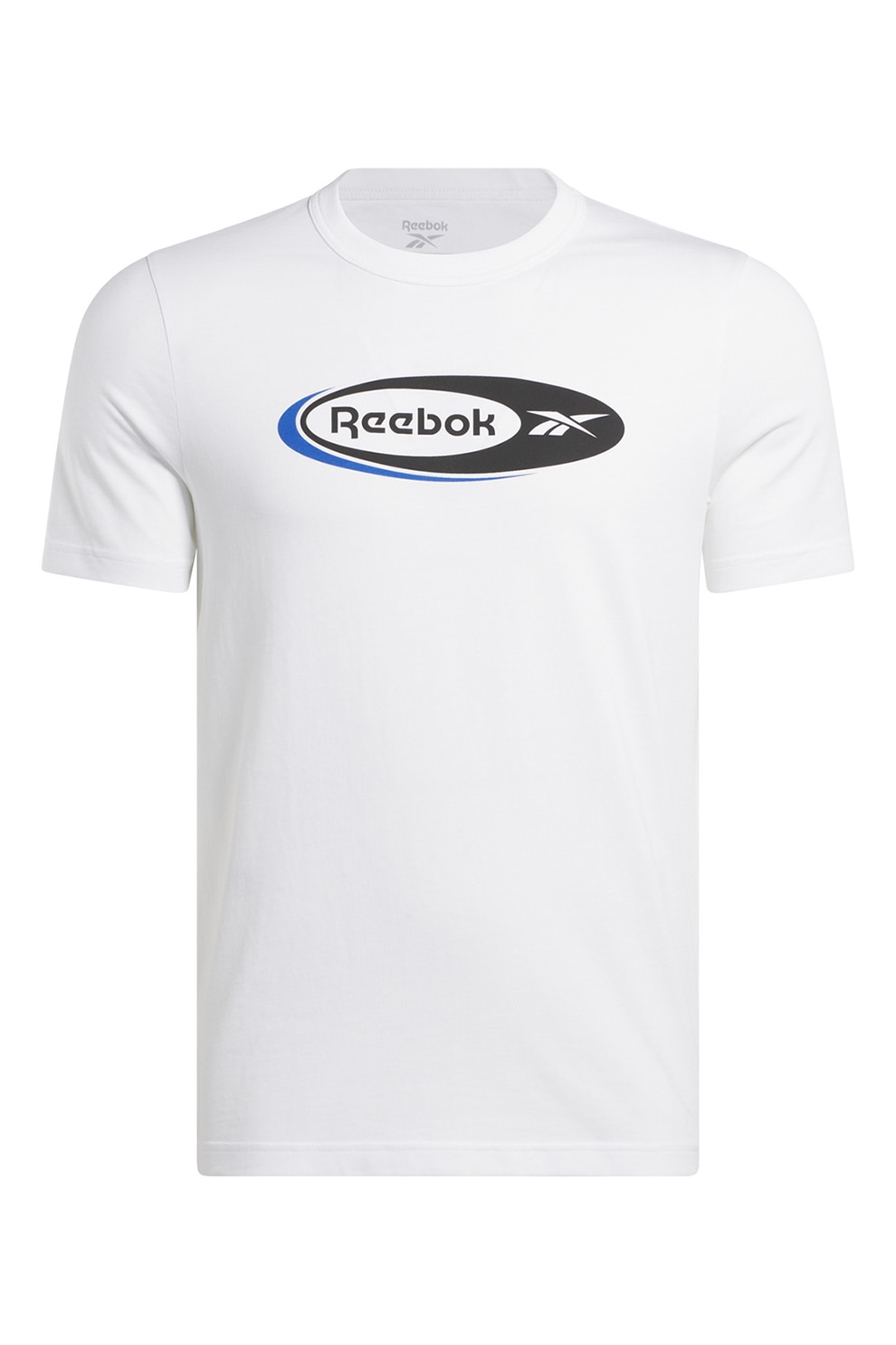Reebok, Tricou cu imprimeu logo Identity Brand, Alb optic, M