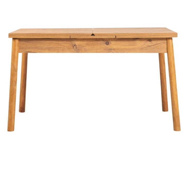 Masa extensibila Megapap, 120/153x75x77cm, PAL, natur