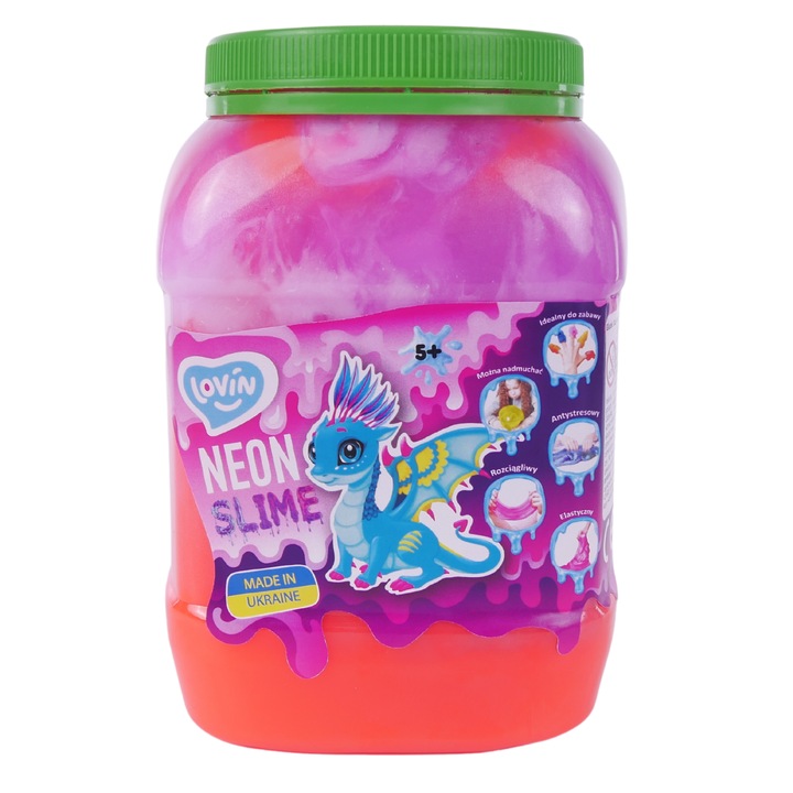 Slime neon, Lovin, roz/violet, 1150 ml