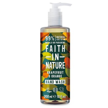 Sapun lichid cu grapefruit si portocale, Faith in Nature, 300 ml Sapun lichid cu grapefruit si portocale, Faith in Nature, 300 ml