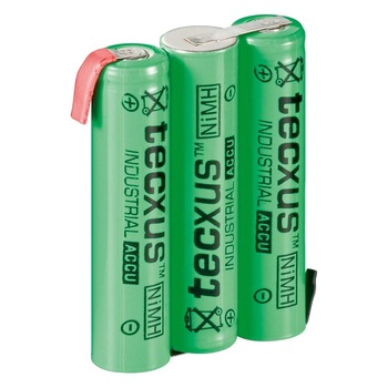 Acumulatori industriali R03 NiMH 800mAh 3*AAA - 3.6V Acumulatori industriali R03 NiMH 800mAh 3*AAA - 3.6V