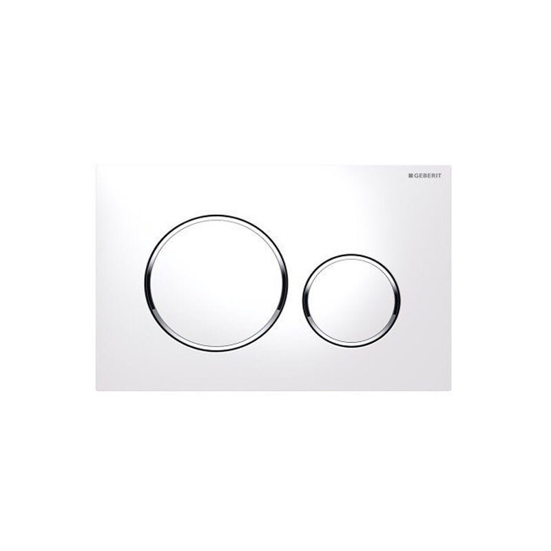 Clapeta cu actionare dubla, alb, Sigma 20, Geberit