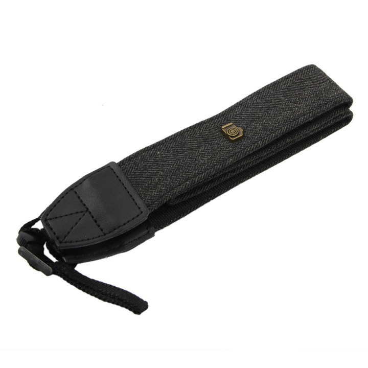 Curea de umar textila 75cm cu model colorat pentru aparate foto DSLR