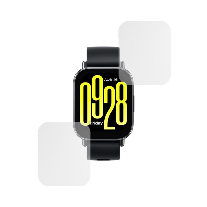 Комплект от 2 x Screen Protector, съвместим с Xiaomi Redmi Watch 5 Active, InvisiFlex Matte, Anti-Reflection, Anti-Glare, Ideal Protection, Soft Touch, Regenerative Properties, Oleophobic Coating, ULTRA HD Technology