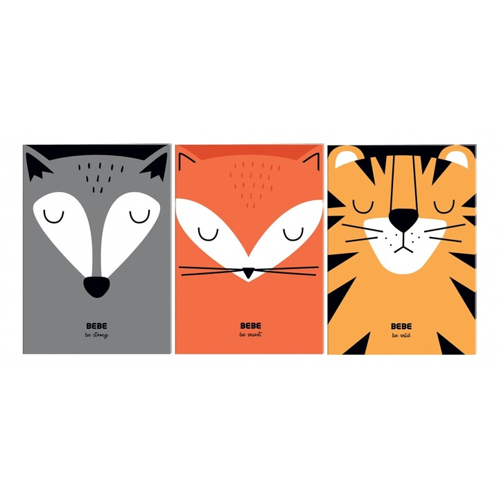 Caiet B6 Interdruk B&B Friends Boys, 32 file, multicolor