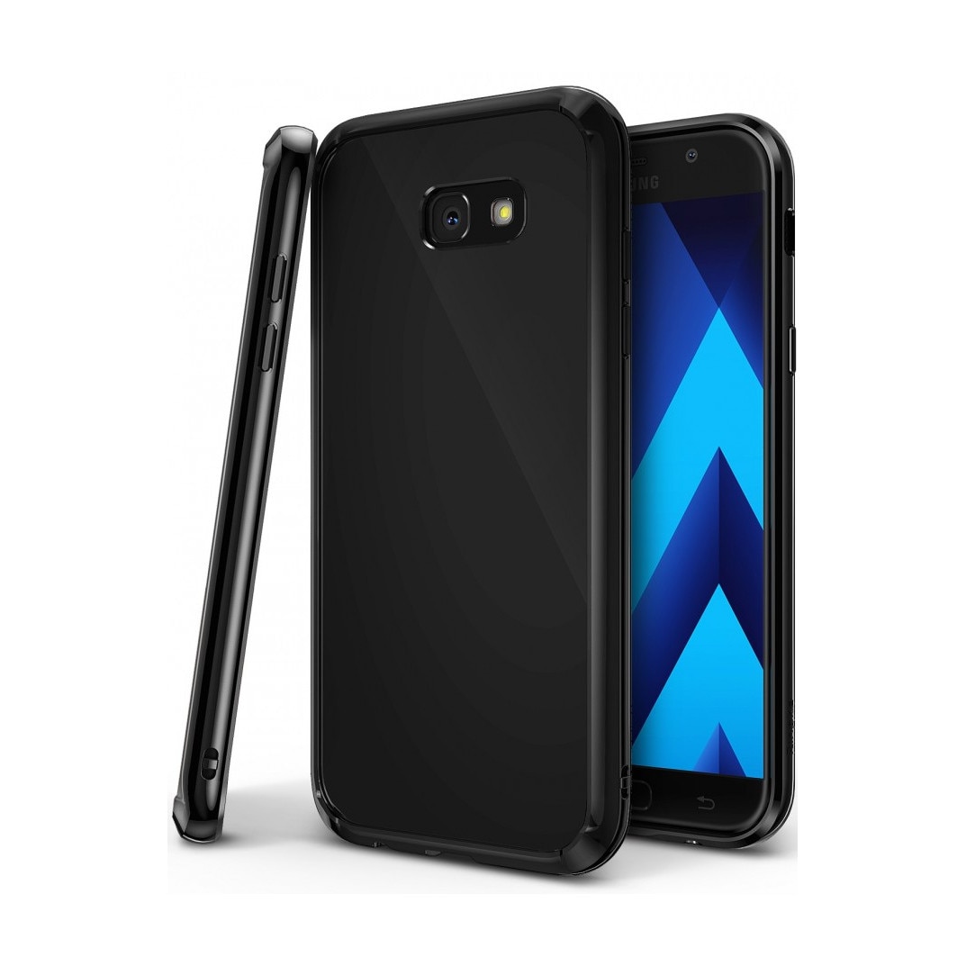 Husa Samsung Galaxy A7 2017 Ringke FUSION SHADOW BLACK + BONUS folie protectie display Ringke