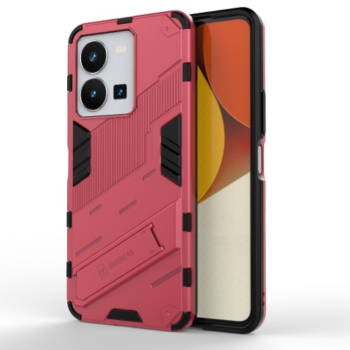Husa de protectie pentru Vivo Y35 4G, BIBERCAS, rezistenta la socuri, roz