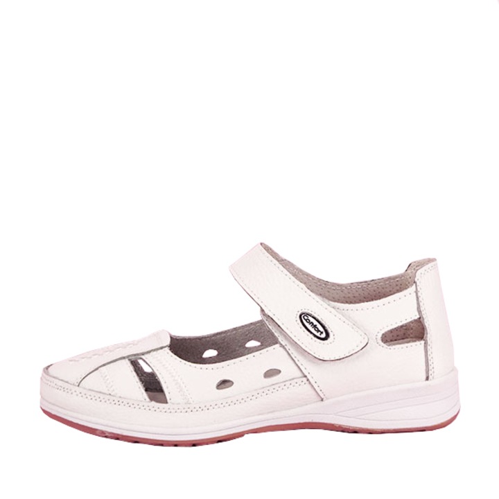 Aurora бели балерини от естествена кожа M5 White 38 EU