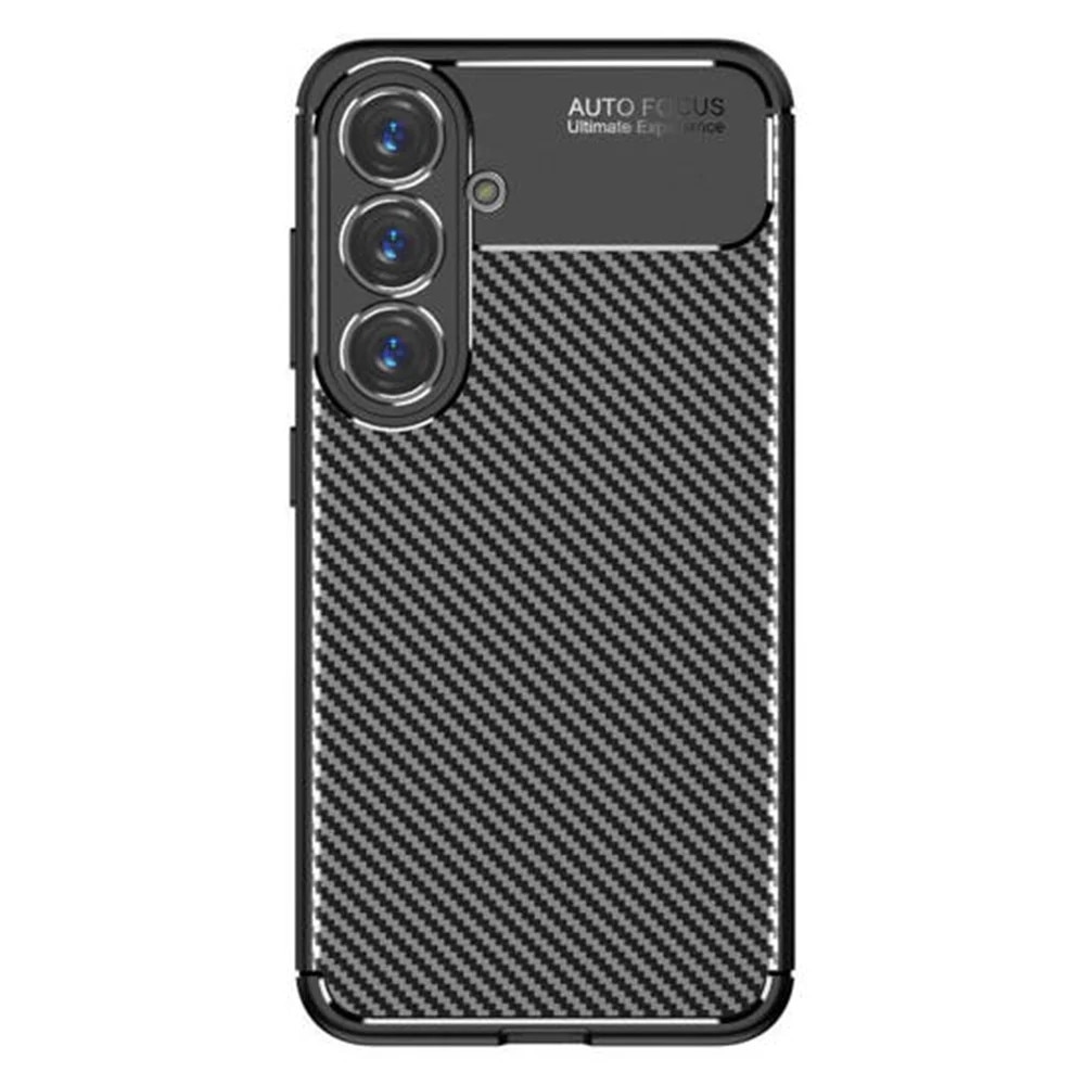 Husa pentru Samsung Galaxy S25 - Techsuit CarbonFiber - Black