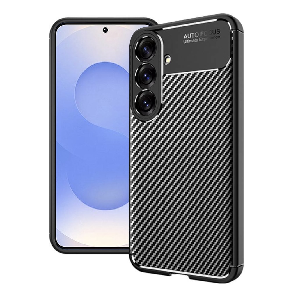 Husa pentru Samsung Galaxy S25 - Techsuit CarbonFiber - Black