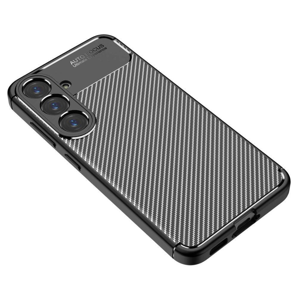 Husa pentru Samsung Galaxy S25 - Techsuit CarbonFiber - Black