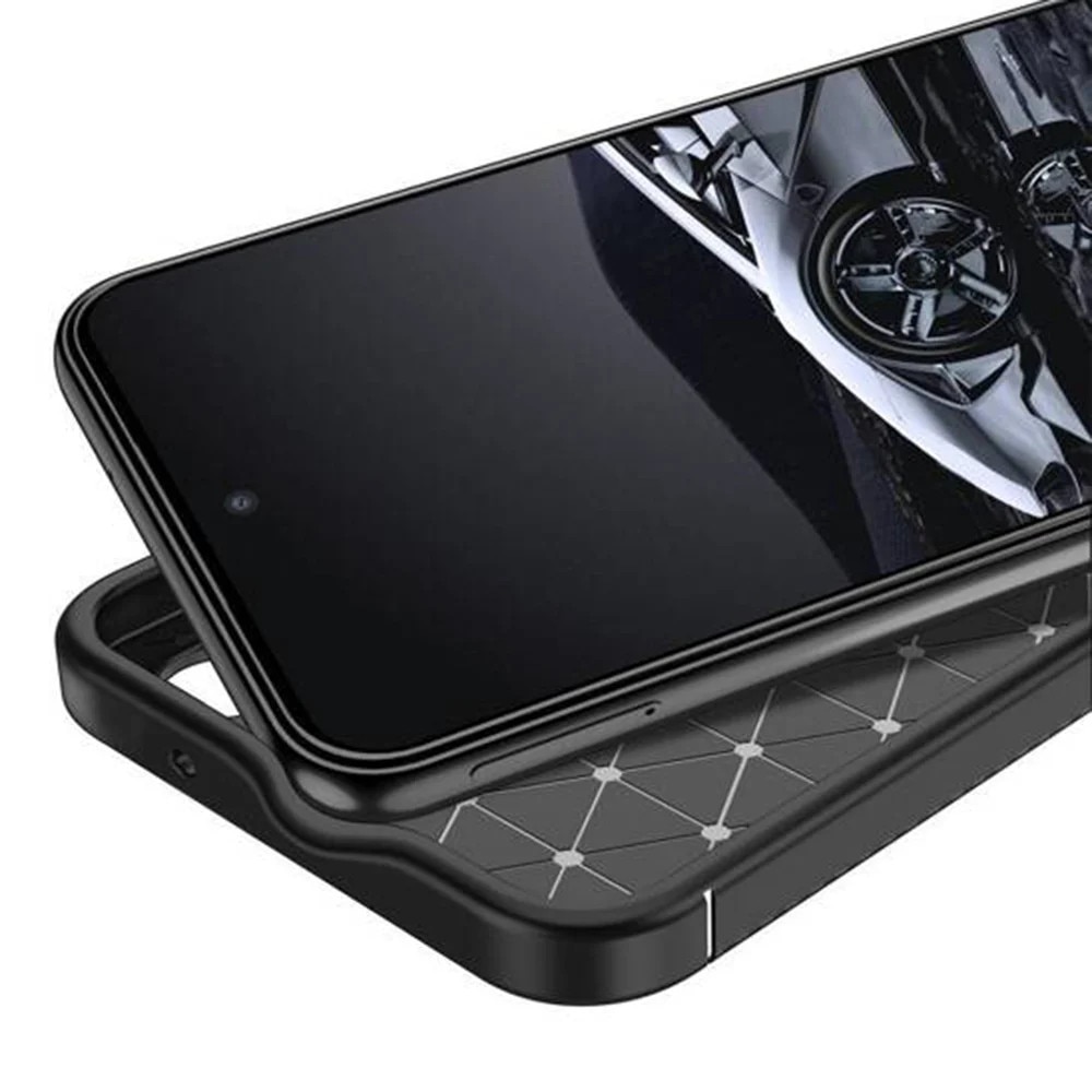 Husa pentru Samsung Galaxy S25 - Techsuit CarbonFiber - Black