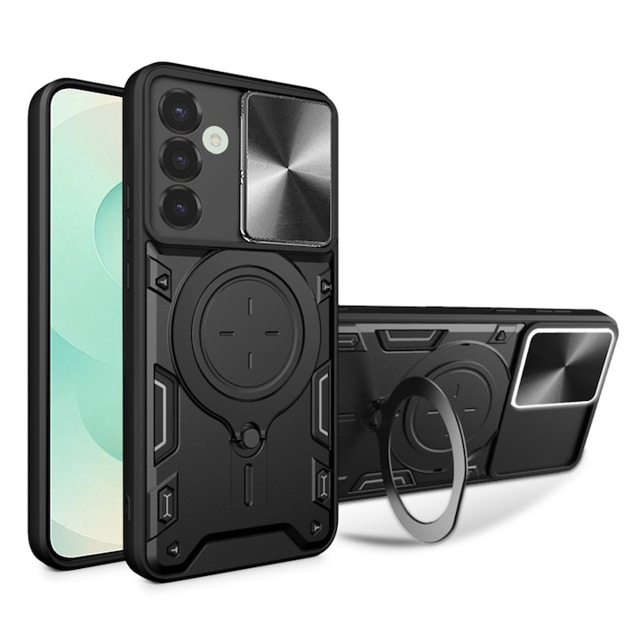 Husa pentru Samsung Galaxy S25 Plus - Techsuit CamGuard Pro - Black