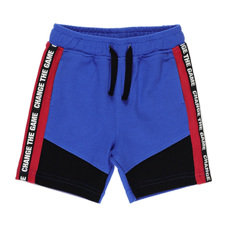 Panco - Pantaloni Scurti Sport Baieti, Confort si Stil, Sax, 56/62