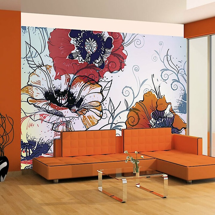 Fotótapéta - A finom virág motívum 350x270