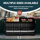 Organizator Portbagaj Auto, SINBINTA, Organizator Portbagaj Pliabil Tip Geanta, 3 compartimente, 2 plasa laterala, Capacitate 55L, Cu spatiu mare de depozitare, Cu banda reflectorizanta si velcro, Cu manere din aluminiu, Oxford, 60x35x30cm, Negru