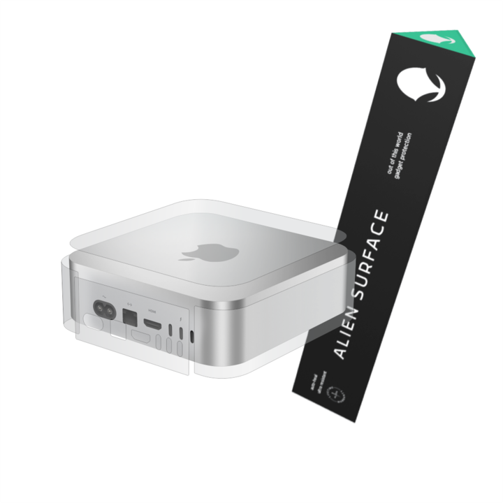 Apple Mac Mini M4, 2024 kompatibilis védőfólia, teljesen matt felület, Alien Surface