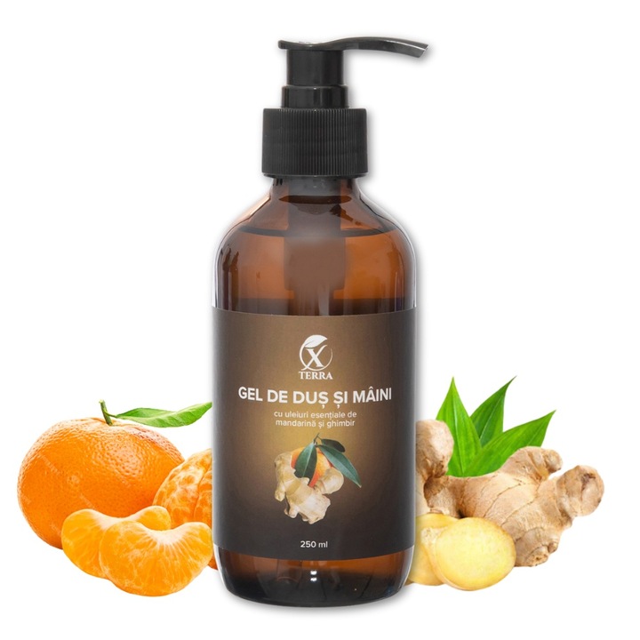 Душ гел и сапун, XTERRA, мандарина + джинджифил, 250 мл