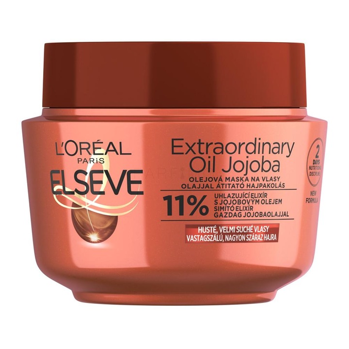 Masca de par L'Oreal Paris Elseve Ulei Extraordinar pentru par uscat, 300 ml