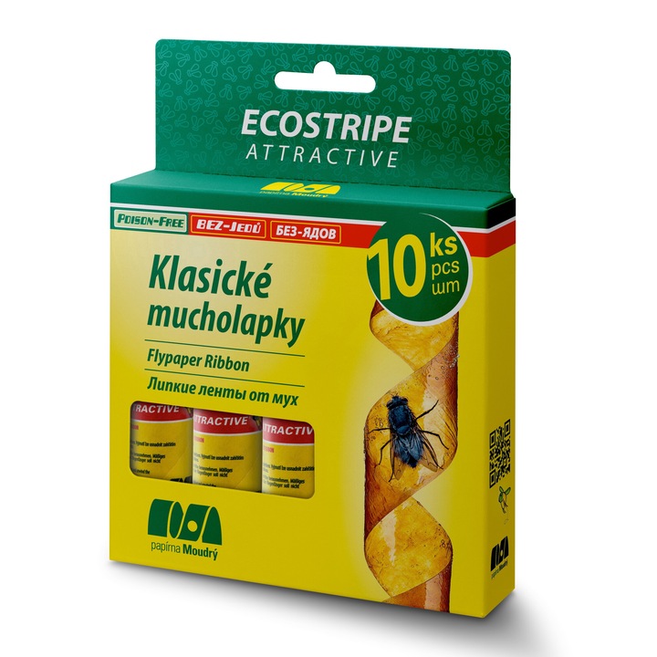 Banda pentru Muste Ecostripe Attractive set 10 x buc