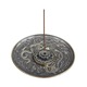 Suport pentru tamaie Dragon, Zip aliaj, rezistent, design retro, cinci gauri, detasabil, pe scara larga, cupru rosu, 10cm