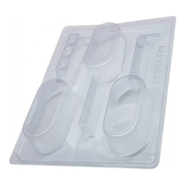 Forma pentru ciocolata BWB 9818, 24 x 18.5 cm, policarbonat, transparent