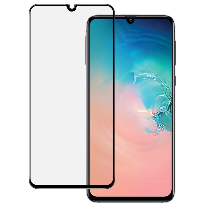 Folie Sticla ® compatibila cu Samsung A40 111D Negru