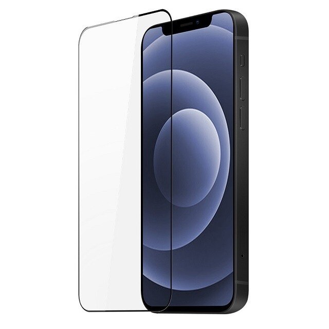 Folie Sticla securizata electrostatica pentru iPhone 12 Pro Max, Sticla ESD, Top Glass, Anti-static, Negru