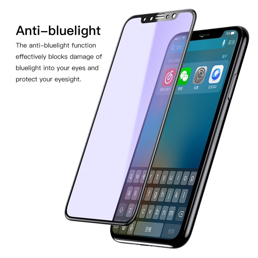 Folie protectie pentru iPhone 14, Sticla securizata, temperata, duritate 9H, Privacy 360 Anti-Blue Ray, Transparenta, Protectie Completa