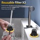 Aspirator de mana fara fir, Goxawee, G5319, aspiratie puternica 10000pa, lumina LED, Curatare la 360°, Autonomie 30 min, Usoara, Usor de folosit, Ideal pentru Casa si Birou, Verde inchis